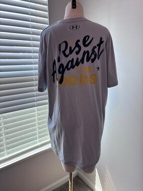 NWT Under Armour Men’s Project Rock Rise Against the Odds T-Shirt